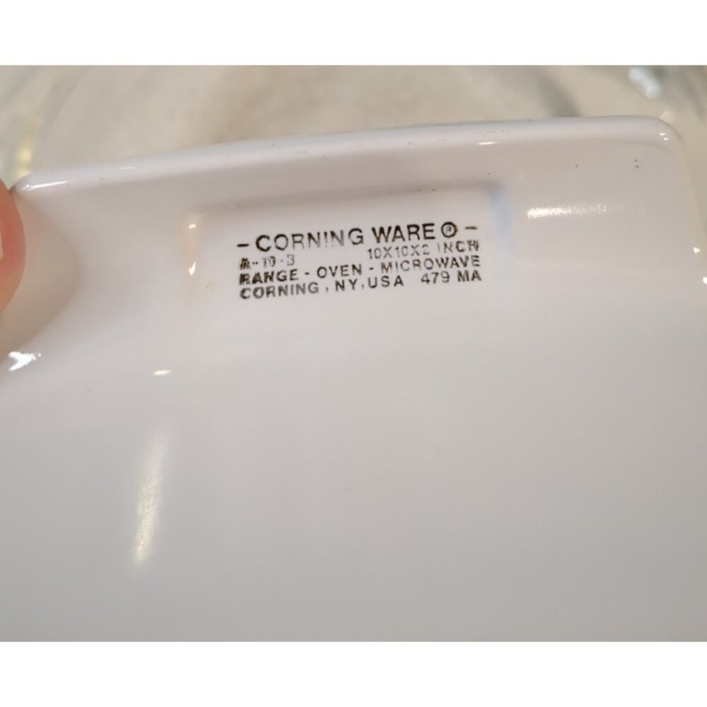 Corning Ware Spice of Life Le Romarin 10x10x2 Casserole Dish A-10 B with lid - Picture 2 of 14